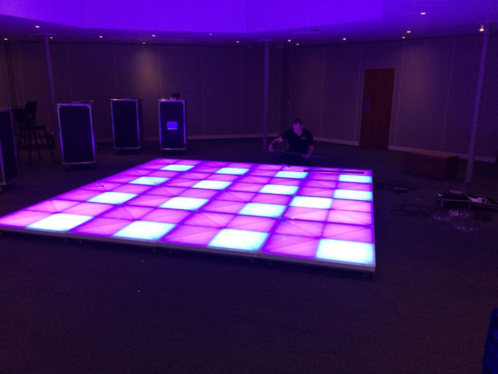 Retro Night Fever dance floor